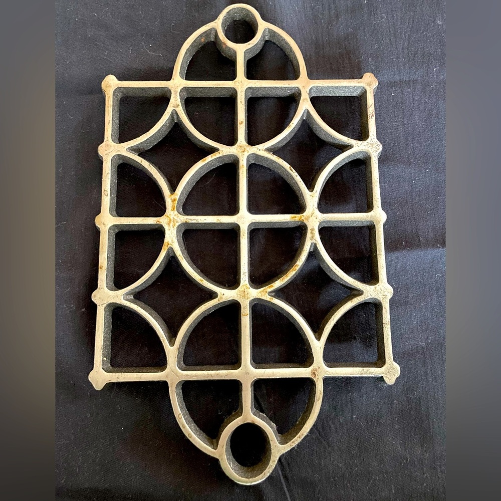 Dansk design cast trivet - vintage - mid century. Art